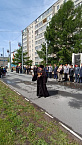 Курганский священник принял участие в митинге в честь Дня пограничника