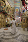 В Рождественский сочельник митрополит Даниил совершил Литургию в кафедральном соборе Кургана