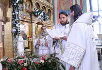 В день Крещения Господня митрополит Даниил совершил праздничную Литургию и великое водосвятие