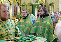 Митрополит Даниил в шестой раз совершил Литургию в престольный праздник Троицкого собора Кургана