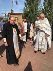 В курганский храм вернулась икона в новом киоте