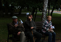 В Детском парке Кургана прошла акция в память о детях - жертвах войны в Донбассе