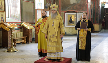 Литургия в день памяти свт. Агафангела исп., митр. Ярославского