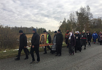 1 октября в Казанский монастырь села Чимеево прибыл традиционный крестный ход