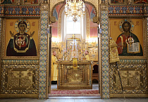Ранняя архиерейская Литургия состоялась в Александро-Невском соборе Кургана