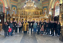 В курганском кафедральном соборе прошел братский молебен участников Русской Общины Кургана