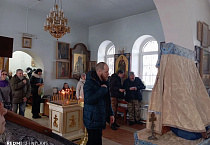 В Порт-Артурском храме города Кургана проездом побывала икона Божией Матери «Табынская»