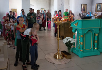В воскресной школе при Чимеевском мужском монастыре новый учебный год начался с исповеди и причастия