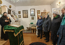 В храме села Половинное побывали члены Курганского Союза «Чернобыль»