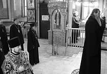 Первая в Великом посту Литургия Преждеосвященных Даров совершена в Александро-Невском соборе Кургана