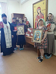 В молебной комнате Курганского кардиодиспансера состоялся очередной молебен