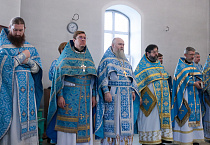 В престольный праздник в Казанском Чимеевском мужском монастыре прошла архиерейская Литургия