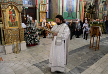 Митрополит Даниил освятил воду в Крещенский сочельник