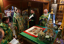Митрополит Даниил поздравил прихожан курганского храма с престольным праздником