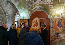 Работники культуры Белозерского округа побывали в старинном храме