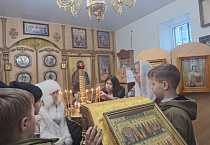 В Кургане 4-классники пришли с экскурсией в храм
