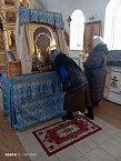 В Порт-Артурском храме города Кургана проездом побывала икона Божией Матери «Табынская»