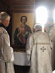 В курганский храм вернулась икона в новом киоте