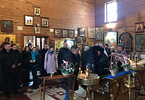 В Кургане сотрудники правоохранительных органов помолились в гарнизонном храме