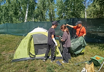 Дети из воскресной школы курганского храма побывали в импровизированном походе
