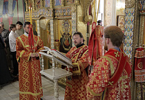 Митрополит Даниил на ранней Литургии произнес проповедь о евангельском чуде исцеления слепого