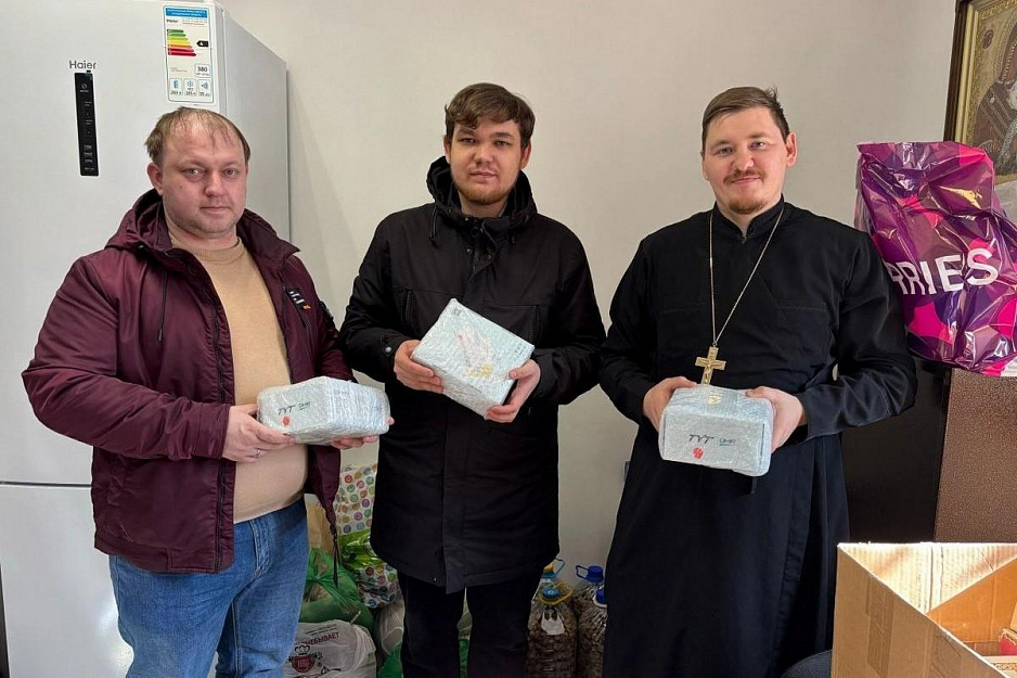 Из Богоявленского храма Кургана отправляется очередной гуманитарный груз в зону СВО