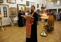 В Курганском храме Рождества Христова состоялась архиерейская пасхальная Литургия