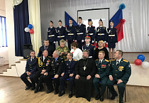 В церемонии посвящения в кадеты принял участие курганский священник