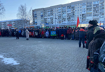 Курганский священник участвовал в митинге в память воинов-афганцев