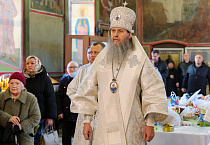 Митрополит Даниил в Дмитриевскую субботу совершил Литургию и панихиду