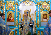 Митрополит Даниил совершил Литургию в Заозерном районе Кургана