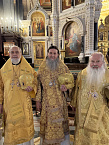 Митрополит Даниил сослужил в Храме Христа Спасителя Святейшему Патриарху Кириллу в день его интронизации