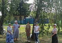 В Варгашах на строящемся храме навели порядок