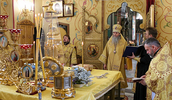 Литургия в день памяти свт. Агафангела исп., митр. Ярославского