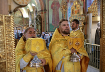 Ранняя архиерейская Литургия состоялась в Александро-Невском соборе Кургана