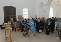 В Чимеевском монастыре воспитанники воскресной школы встречают новый учебный год молитвой и причастием