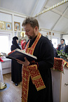 В храме села Садовое совершена первая архиерейская Литургия