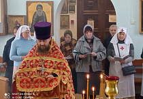 В Кургане сестры  милосердия разных приходов участвовали в общем молебне