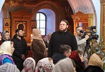 В праздник Крещения в курганском соборе выступил православный ансамбль «Дорос»