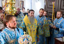 В престольный праздник в Казанском Чимеевском мужском монастыре прошла архиерейская Литургия