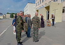 Курганский священник приступил в зоне СВО к выполнению пастырских обязанностей
