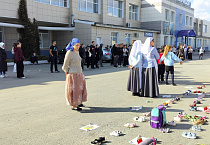 В курганском храме провели противоабортную акцию "Они могли бы пойти в школу"