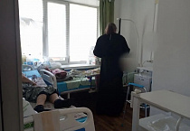 В Зауралье священник вновь посетил сельский хоспис