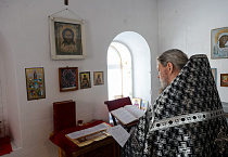 В храме села Мендерское состоялась Литургия в честь престольного праздника
