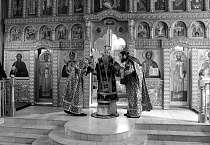 Митрополит Даниил совершил последнюю в этом году Литургию Преждеосвященных Даров