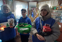 В Кургане «Экипаж Милосердия» совершил рождественский выезд в многодетные семьи