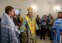 Митрополит Даниил поздравил прихожан Кетовского храма с престольным праздником