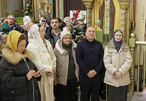 В Рождество Христово митрополит Даниил совершил ночную праздничную службу