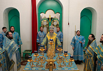 В престольный праздник в Казанском Чимеевском мужском монастыре прошла архиерейская Литургия
