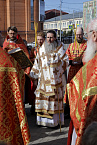 В Светлый понедельник митрополит Даниил совершил Литургию в Троицком соборе Кургана